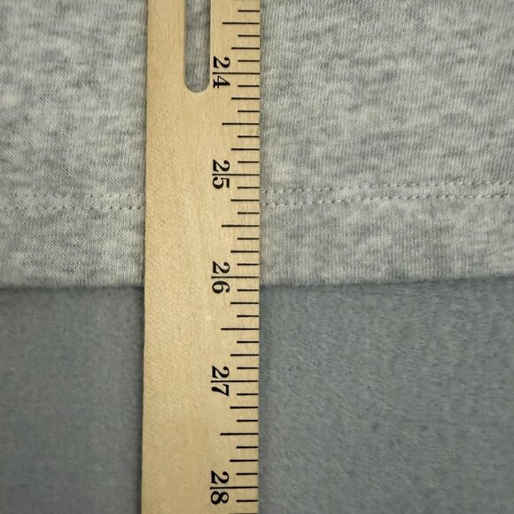 J.Crew Sweatshirt Womens Small Gray Button Shoulder Mock Neck Raglan Fleece - Picture 10 of 10